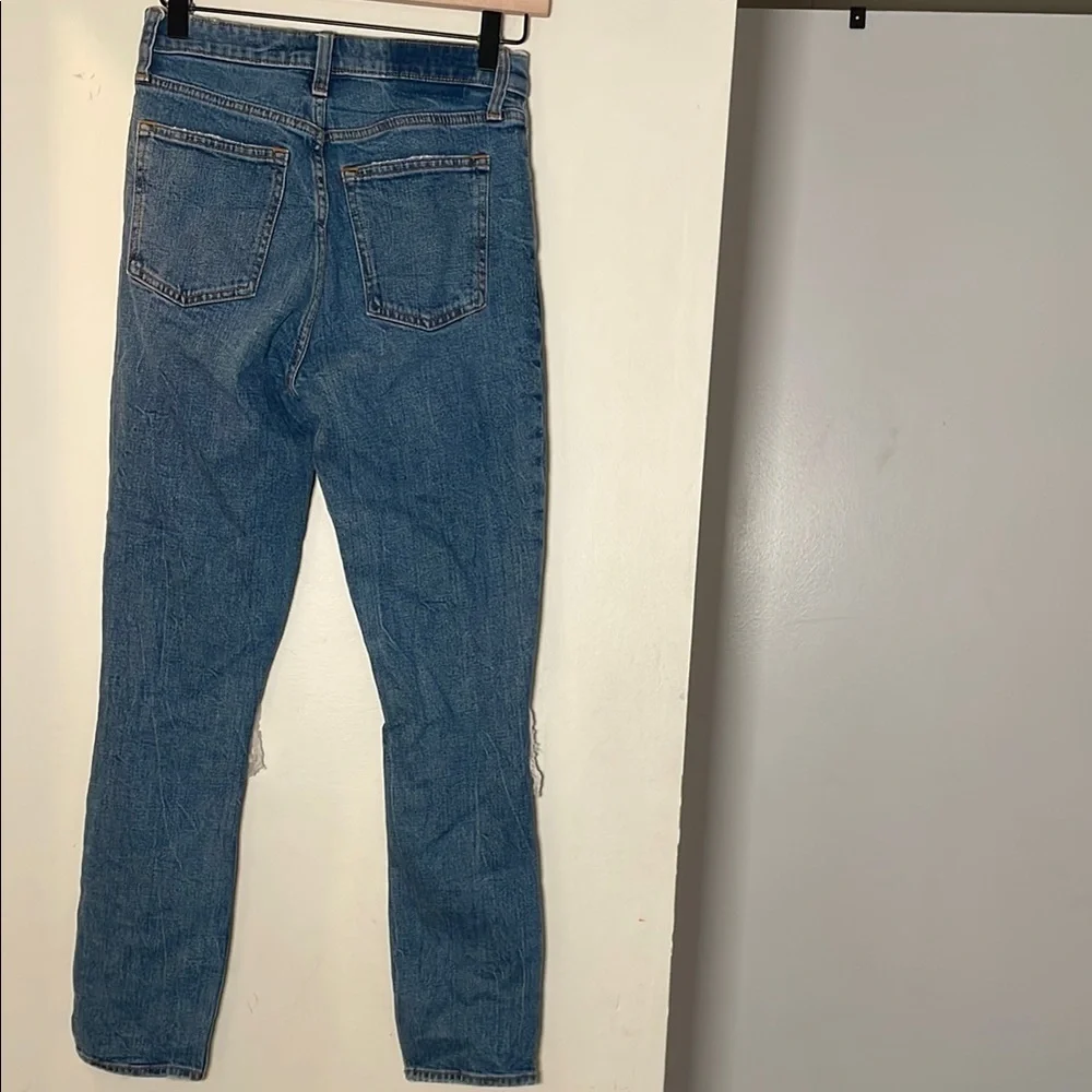 Abercrombie & Fitch High Rise Skinny Jeans - Blue